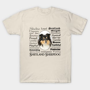 Tri Color Sheltie Traits T-Shirt